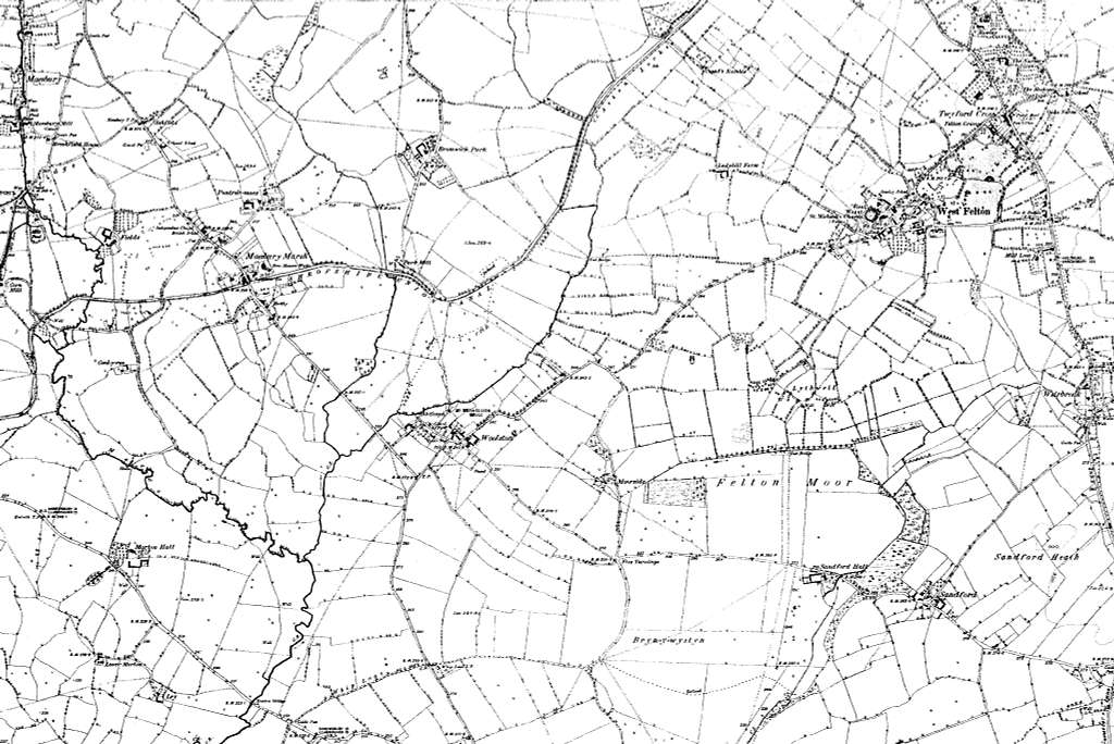 Map of Shropshire OS Map name 019-SE, Ordnance Survey, 1883-1895 ...