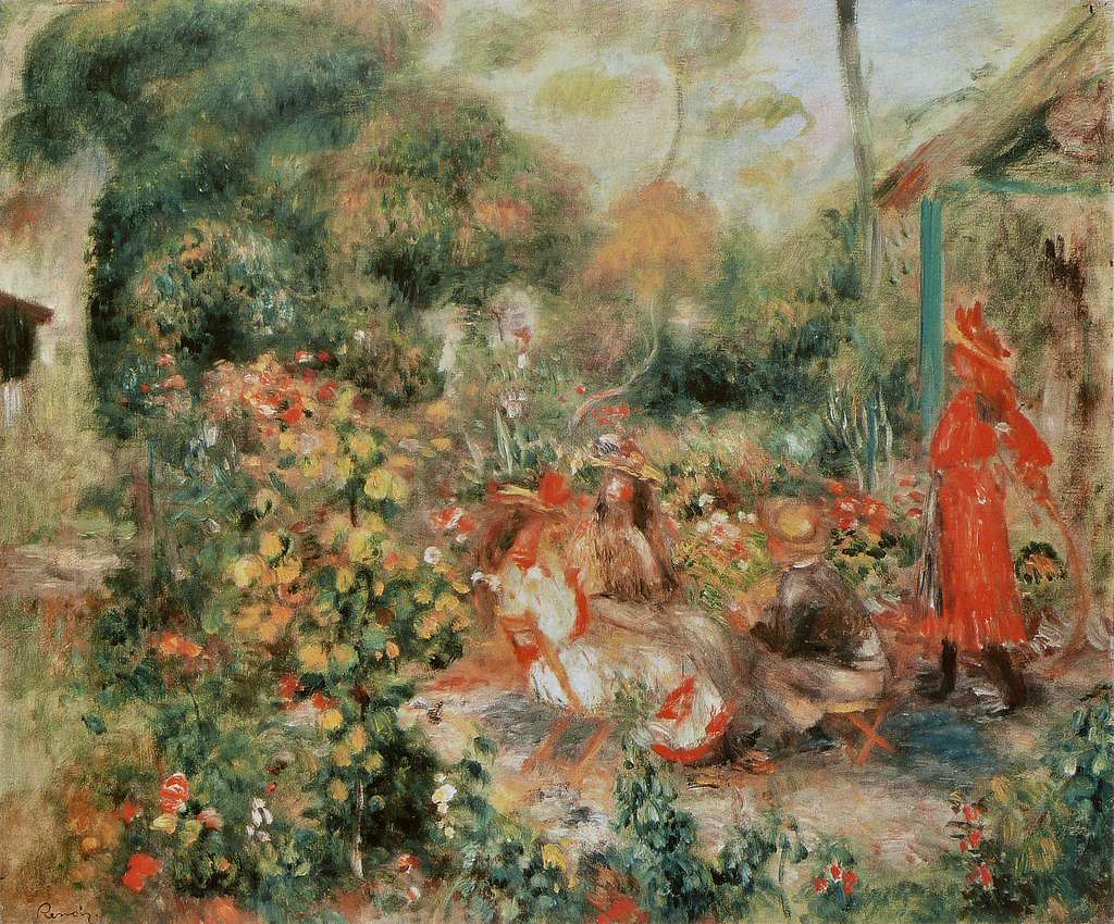 【人気順】Pierre-Auguste Renoir、Jeunes filles au bord de l\'eau 希少画集画、状態良好、新品高級額装付、送料無料、洋画 人物 、fan 人物画