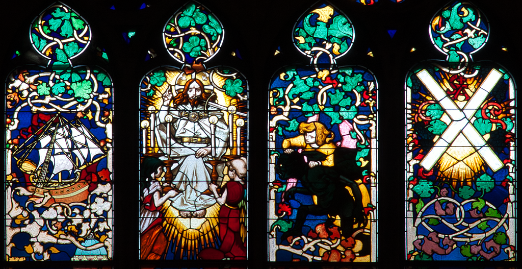 44 20th century stained glass windows in switzerland Images