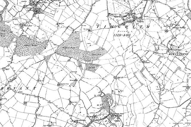 Map of Bedfordshire OS Map name 025-SW, Ordnance Survey, 1885-1896 ...