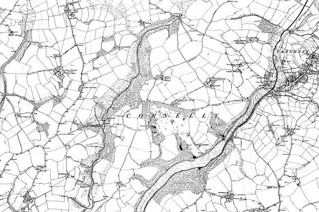 Map of Cornwall OS Map name 058-SE, Ordnance Survey, 1868-1896 - PICRYL ...