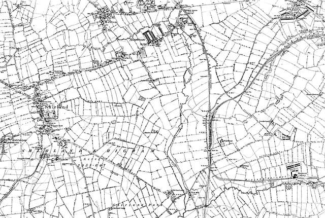 Map of Derbyshire OS Map name 035-NE, Ordnance Survey, 1882-1896 ...