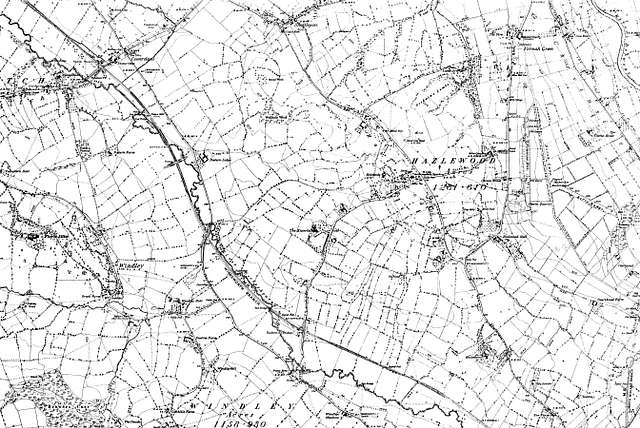 Map of Derbyshire OS Map name 044-NE, Ordnance Survey, 1882-1896 ...