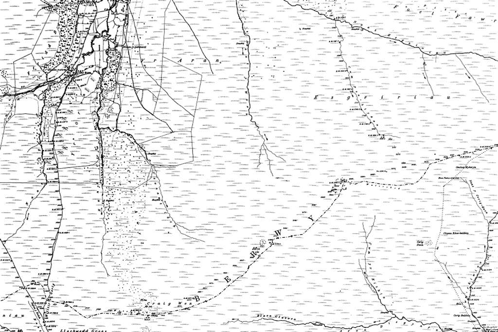 Map Of Montgomeryshire Os Map Name 001 Se Ordnance Survey 1885 1896 Picryl Public Domain 8810