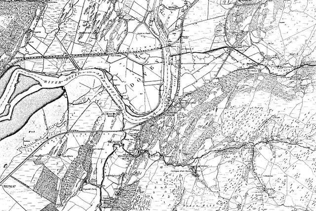 Map of Montgomeryshire OS Map name 032-NW, Ordnance Survey, 1885-1896 ...