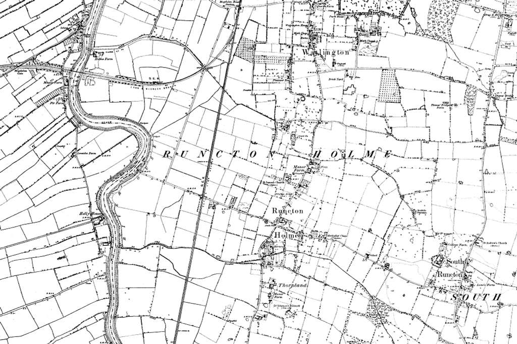 Map of Norfolk OS Map name 057-NW, Ordnance Survey, 1883-1897 - PICRYL ...