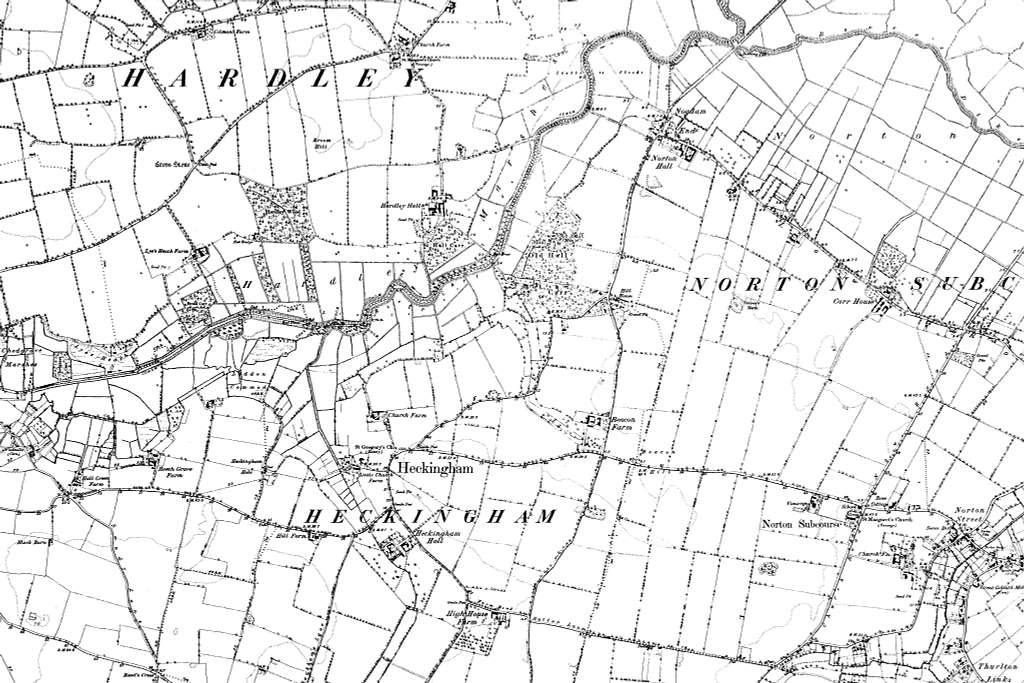 Map Of Norfolk Os Map Name 089 Nw Ordnance Survey 1883 1897 1cb671 1024 
