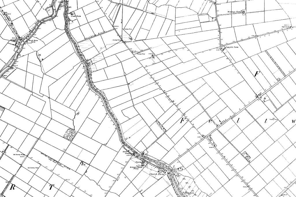 Map Of Norfolk Os Map Name 091 Nw Ordnance Survey 1883 1897 A8cf8f 1024 