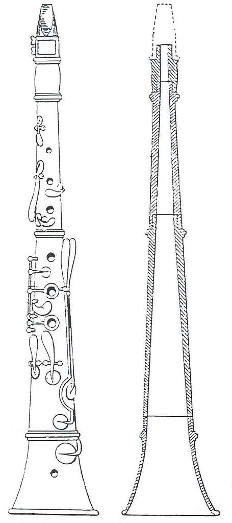 Clarinet hand drawn style - Stock Illustration [53605775] - PIXTA