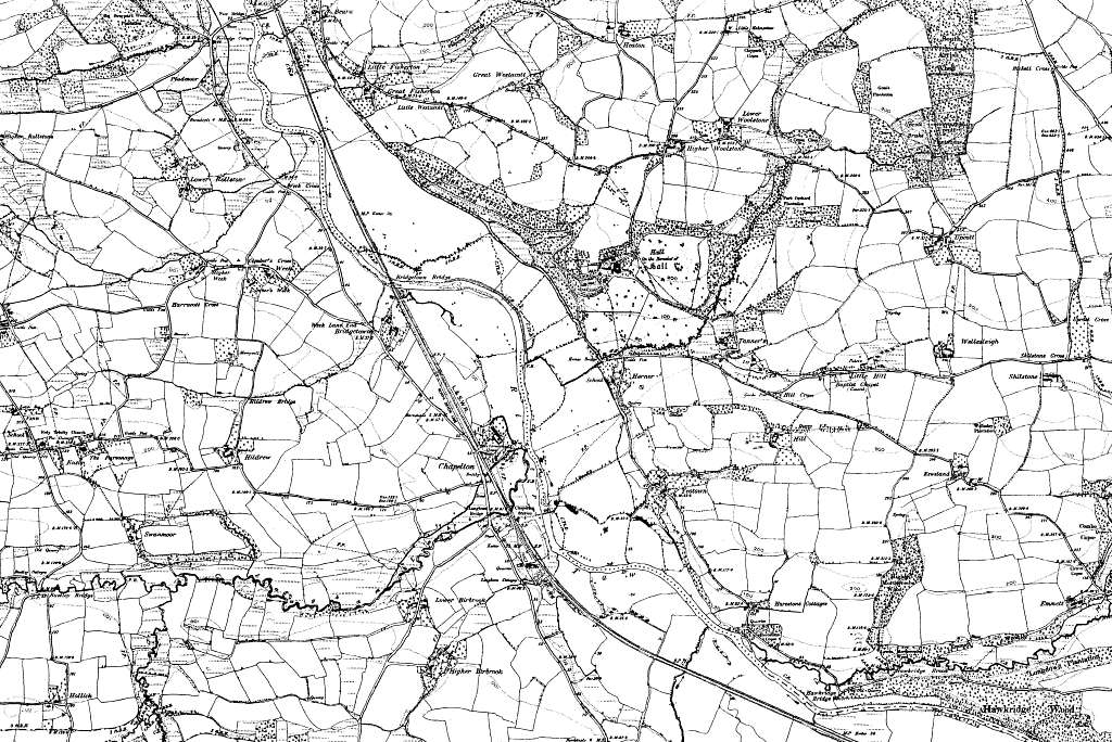 Map of Devon OS Map name 020-NE, Ordnance Survey, 1862-1898 - PICRYL ...