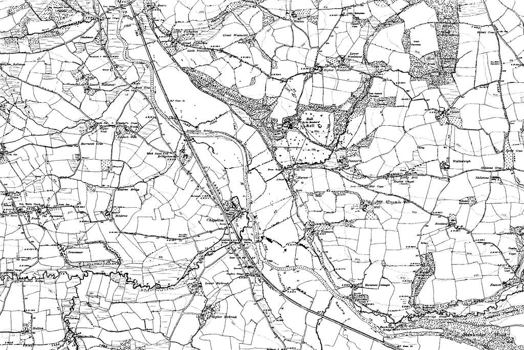 Map Of Devon Os Map Name 020-ne, Ordnance Survey, 1862-1898 - Picryl 