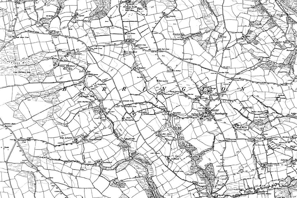 Map Of Devon Os Map Name 031-sw, Ordnance Survey, 1862-1898 - Picryl 