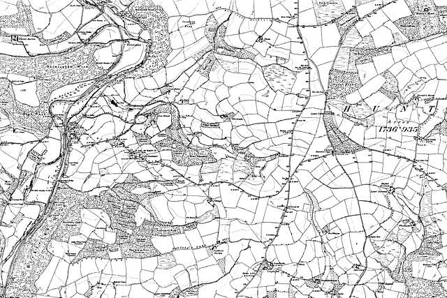 Map Of Devon Os Map Name 034 Ne Ordnance Survey 1862 1898 2b764a 640 