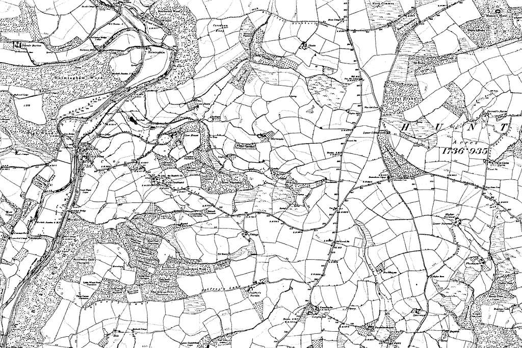 Map of Devon OS Map name 034-NE, Ordnance Survey, 1862-1898 - PICRYL ...