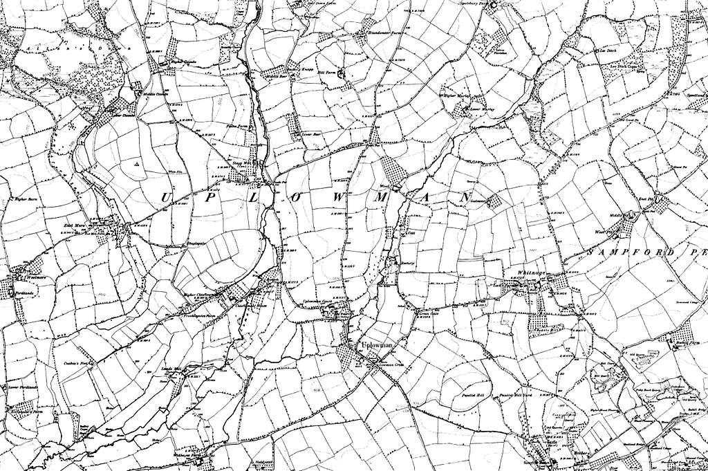 Map of Devon OS Map name 035-SW, Ordnance Survey, 1862-1898 - PICRYL ...