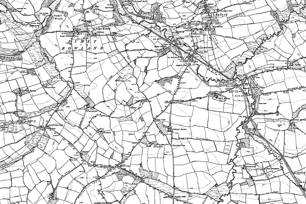 Map of Devon OS Map name 054-NW, Ordnance Survey, 1862-1898 - PICRYL ...