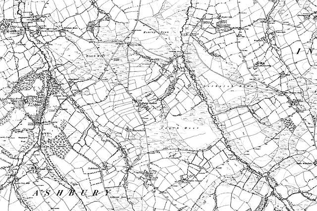 Map of Devon OS Map name 064-SW, Ordnance Survey, 1862-1898 - PICRYL ...