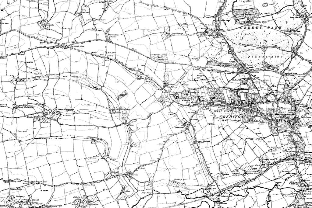 Map of Devon OS Map name 067-NW, Ordnance Survey, 1862-1898 - PICRYL ...