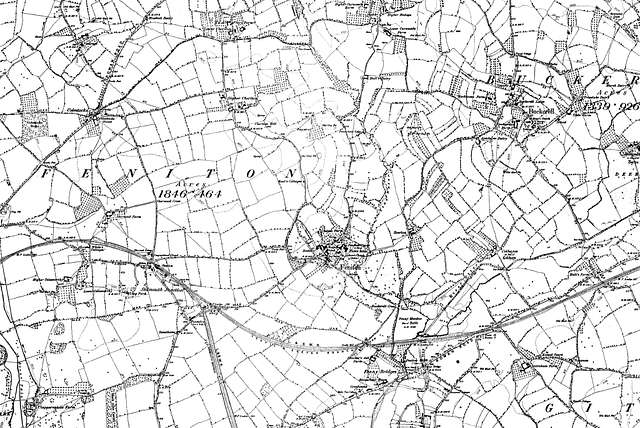 Map of Devon OS Map name 070-NW, Ordnance Survey, 1862-1898 - PICRYL ...