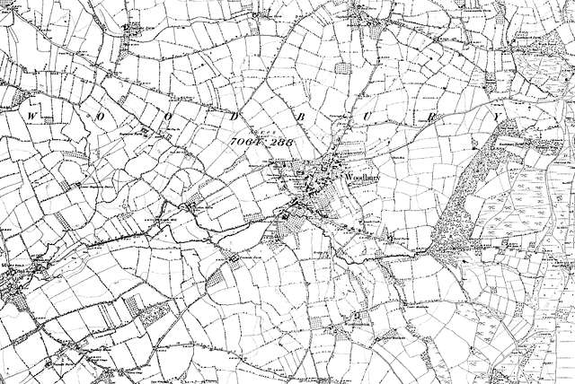 Map of Devon OS Map name 093-NW, Ordnance Survey, 1862-1898 - PICRYL ...