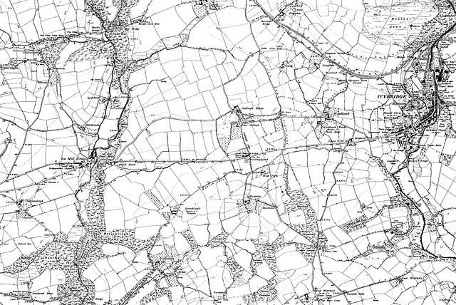 Map of Devon OS Map name 125-NW, Ordnance Survey, 1862-1898 - PICRYL ...