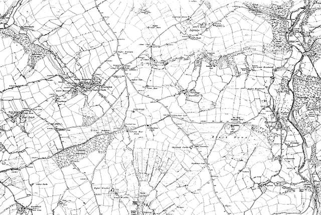 Map of Devon OS Map name 126-SW, Ordnance Survey, 1862-1898 - PICRYL ...