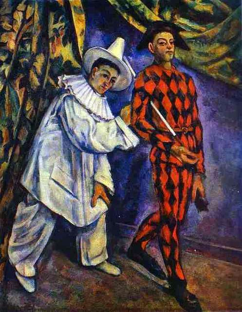 Paul Cézanne- Pierrot and Harlequin - PICRYL - Public Domain Media ...