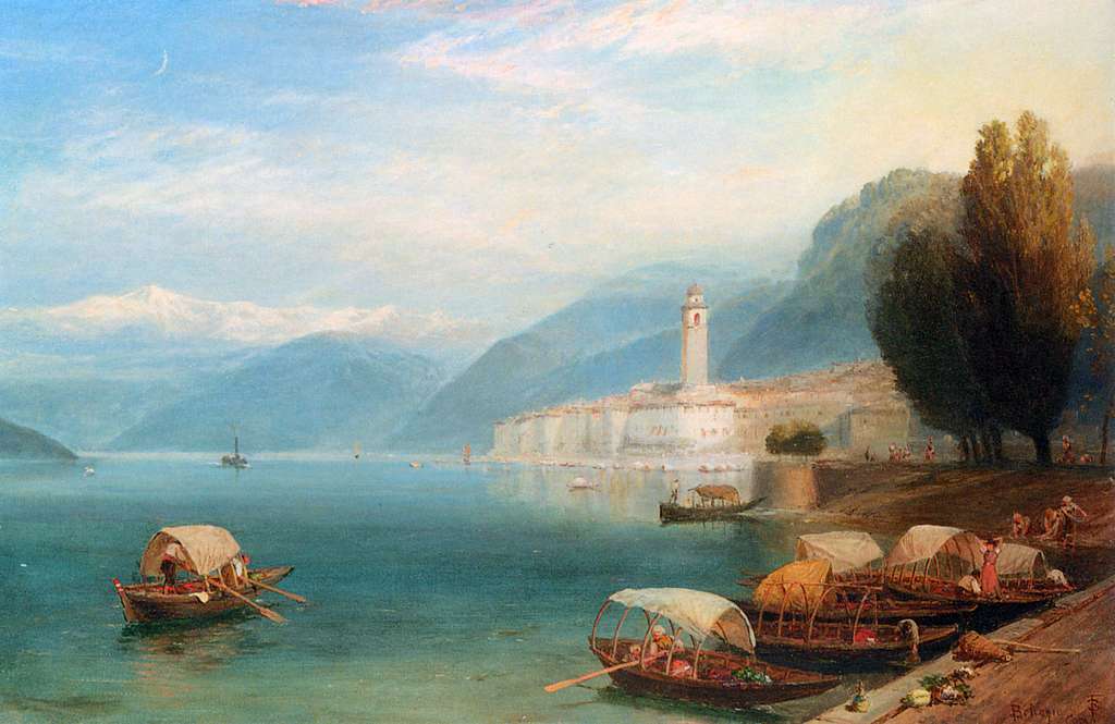 Watercolors of Italy Summer at Lake Como