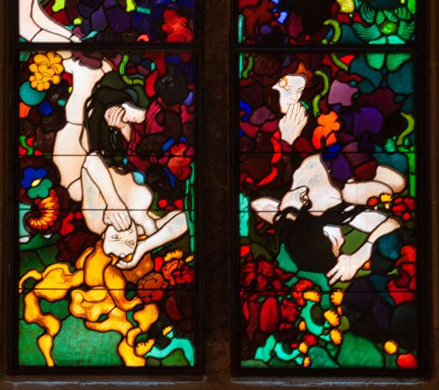 44 20th century stained glass windows in switzerland Images