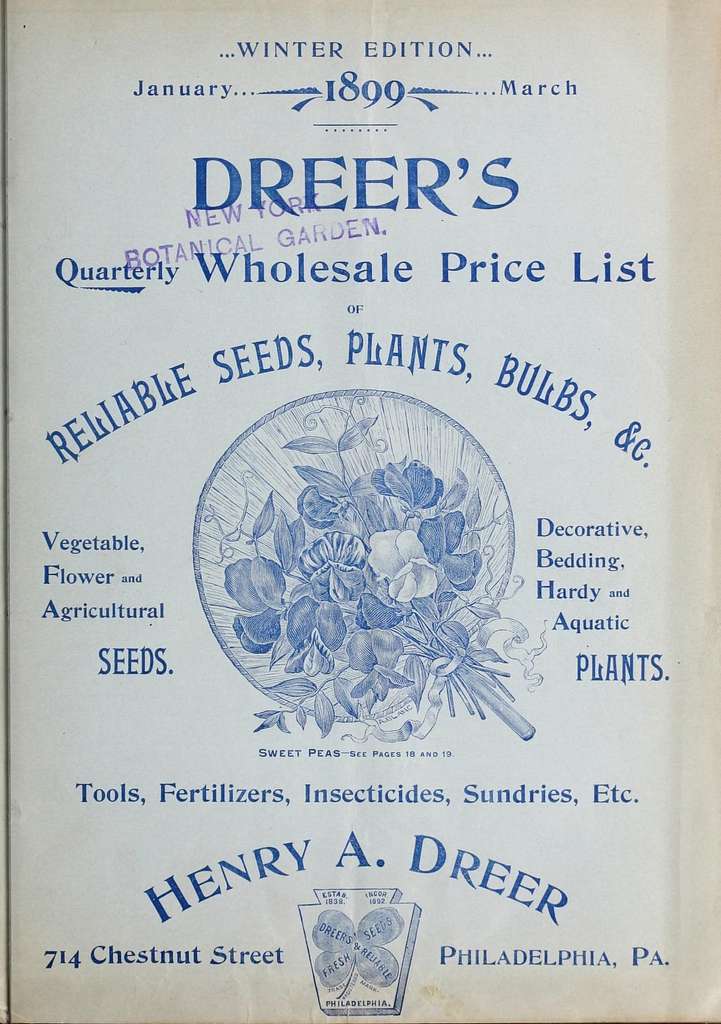 Dreer's wholesale price list Dreer's wholesale price list : tools