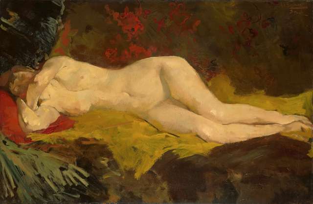 George Breitner Reclining Nude Picryl Public Domain Media Search