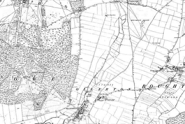 Map of Nottinghamshire OS Map name 019-SW, Ordnance Survey, 1883-1899 ...