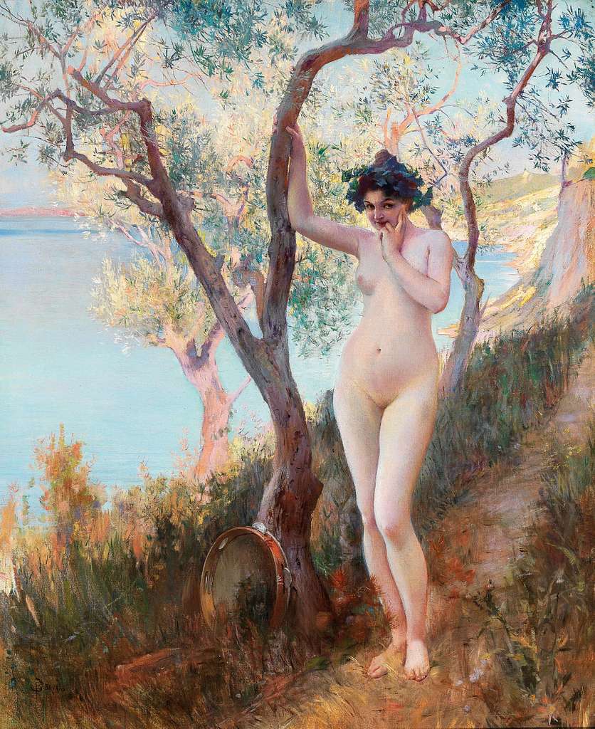 Paul Jean Gervais - Female nude on a summer shore - PICRYL - Public Domain  Media Search Engine Public Domain Search