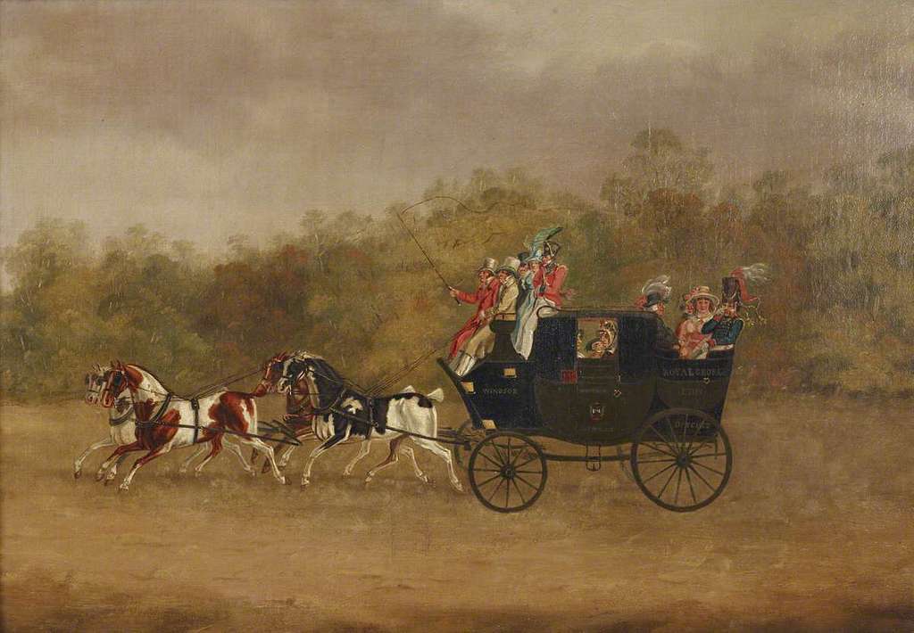 William Heath (1795-1840) (attributed to) - The London to Windsor ...