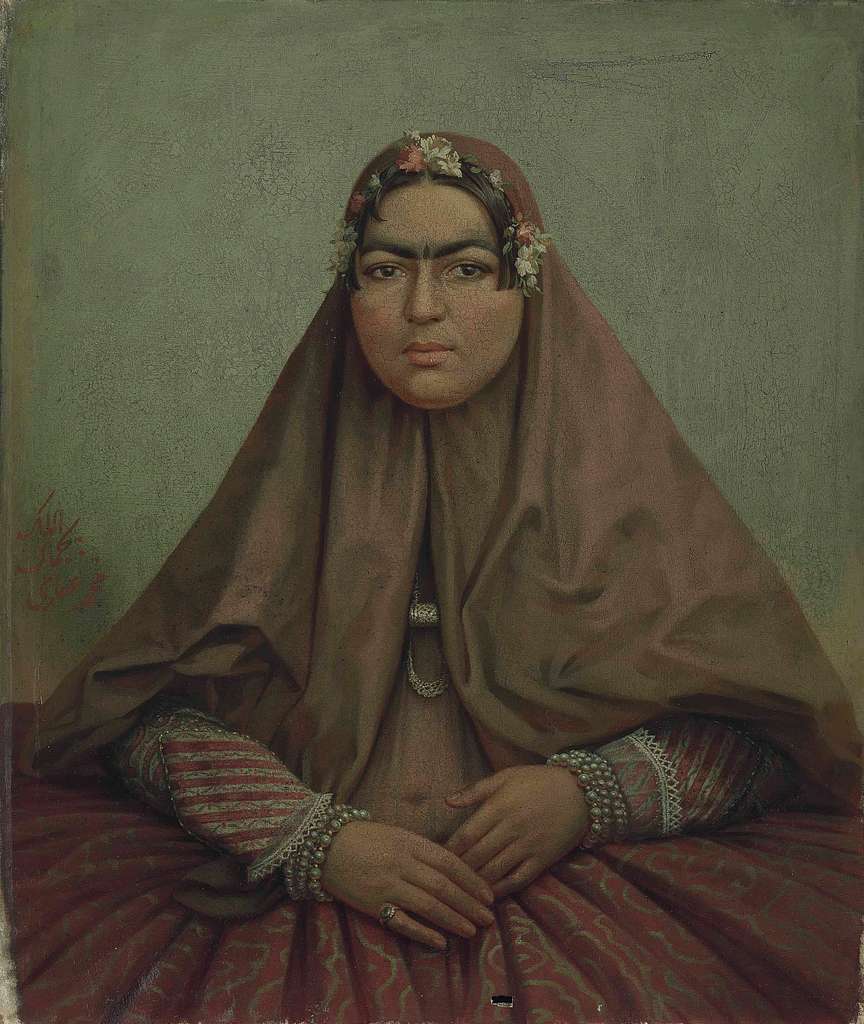 A portrait of Anis al-Dawla, wife of Naser al-Din Shah Qajar - PICRYL ...