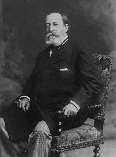 Portrait of Camille Saint-Saens (Saint Saens, 1835-1921)