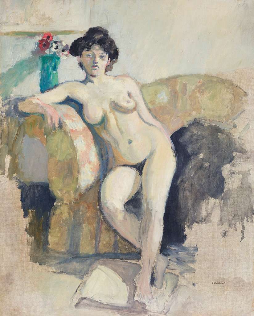 Edouard vuillard femme nue assise sur un canape 073443) - PICRYL - Public  Domain Media Search Engine Public Domain Image