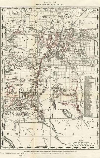 Map of the Territory of New Mexico. - DPLA ...