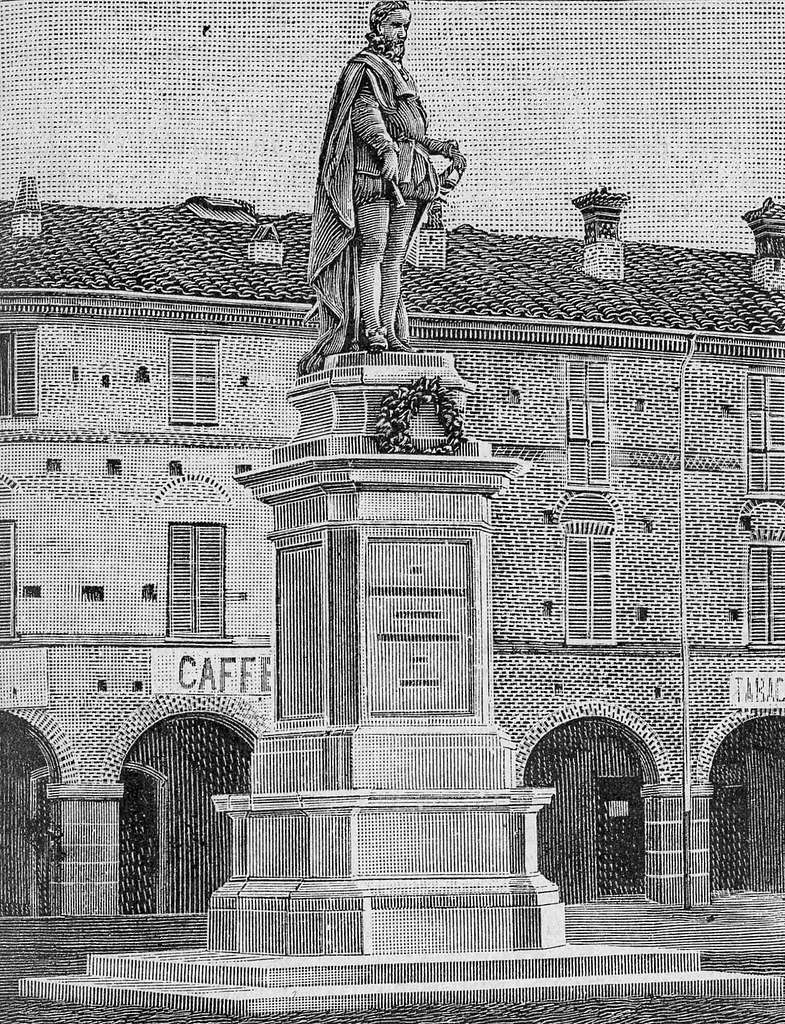 Mondovì – Monumento A Carlo Emanuele I (xilografia) - PICRYL - Public ...