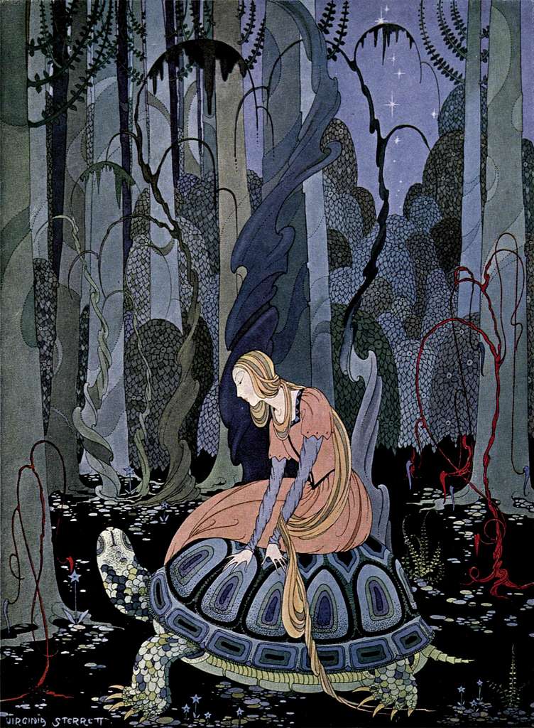 Old french fairy tales 0077 Art nouveau public domain image PICRYL