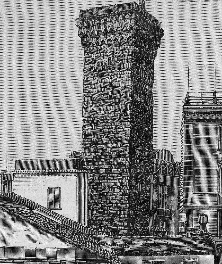 Genova, Torre degli Embriaci (xilografia) - PICRYL - Public Domain Media  Search Engine Public Domain Search