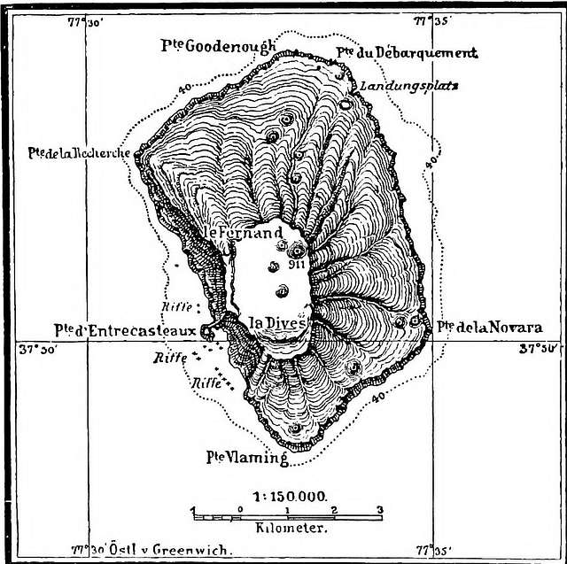 amsterdam island map