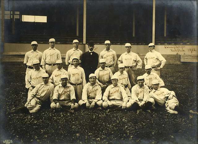 1947 Chicago White Sox Baseball team Real Photo Postcard