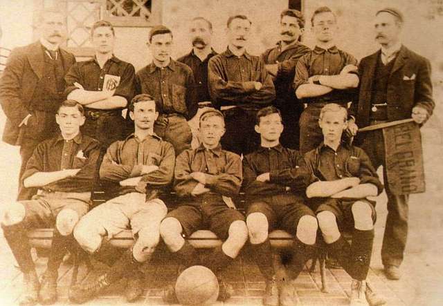 Ferro equipo 1928. Football team group portrait, South America - PICRYL -  Public Domain Media Search Engine Public Domain Image