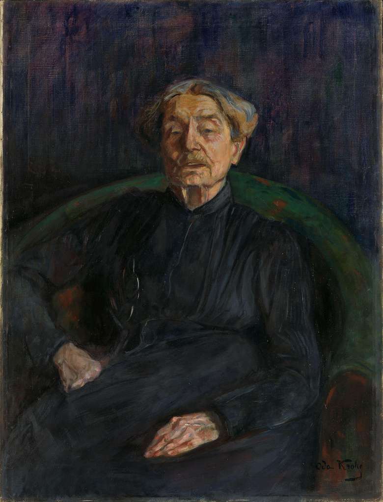 Oda Krohg - Portrait Of The Artist Aasta Hansteen - NG.M.00686 ...