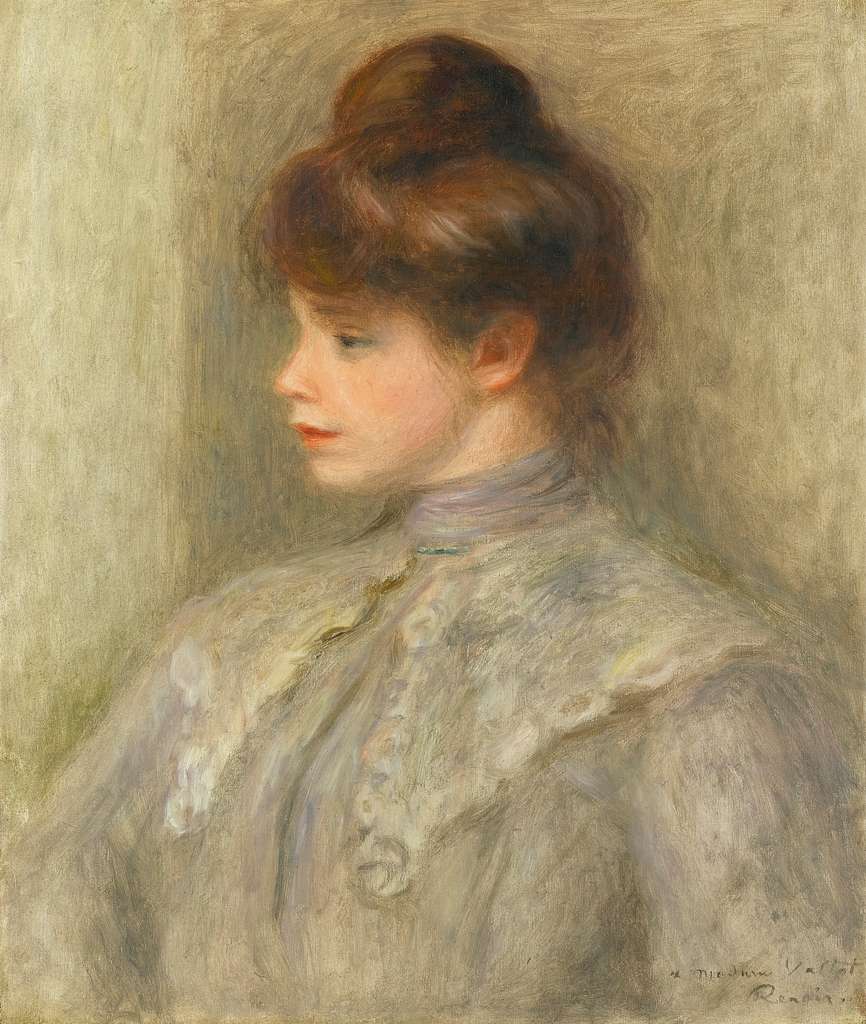 PIERRE-AUGUSTE RENOIR 1841 - 1919 MADAME VALTAT (NÉE SUZANNE NOËL