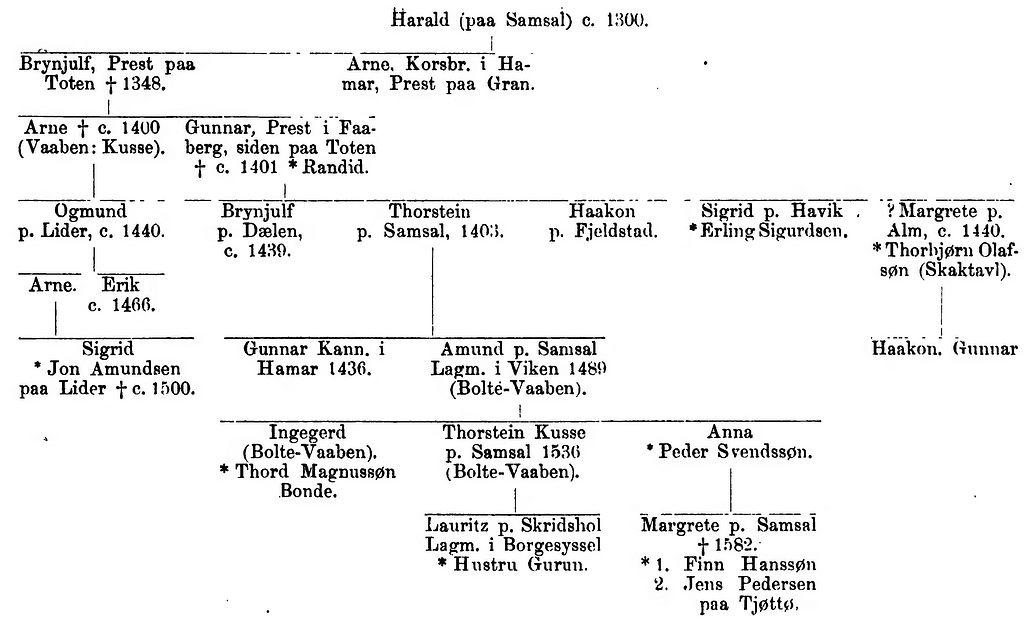 Historisk Tidsskrift, Fjerde Række, Andet Bind, p. 80 - Stamtavle ...