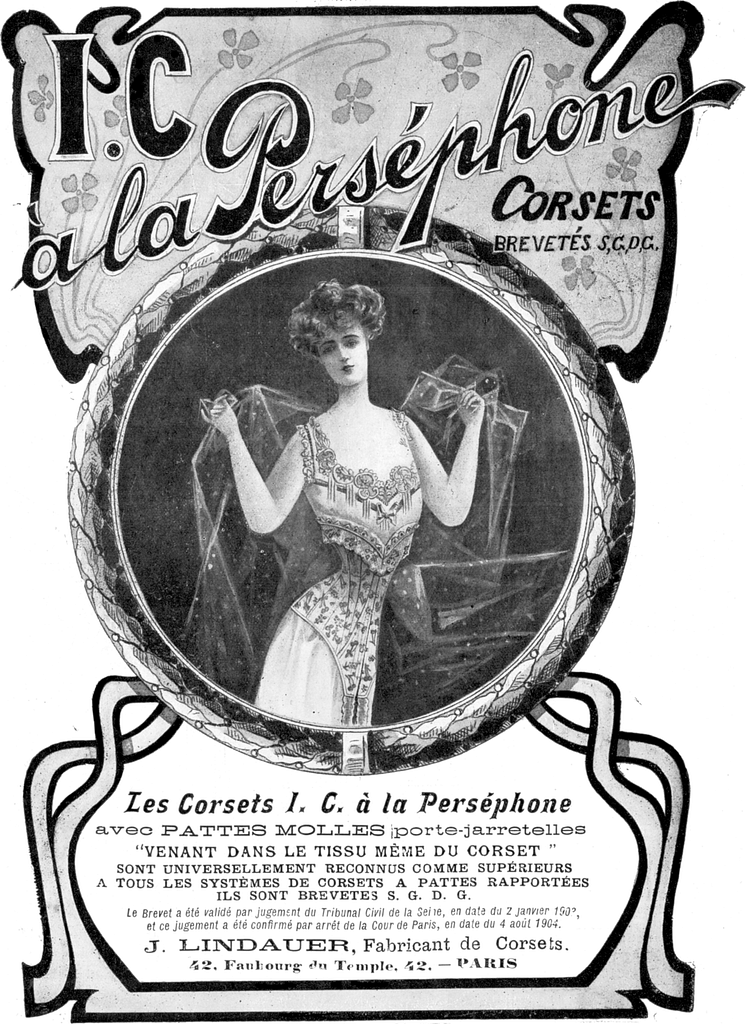 Corset N.D., 1905 print by Vintage Advertising Collection