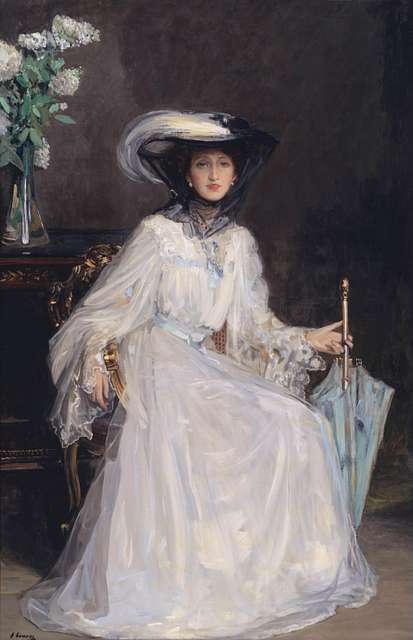 1889 Lady Octavia Shaw-Stewart by John Lavery (Glasgow Museums