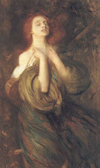 油絵 Arthur Hacker - ペルセフォネ ma1838-